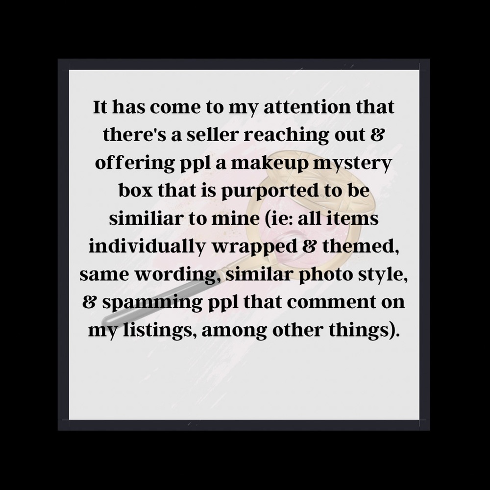 ‼️ MAKEUP MYSTERY BOX RESTOCK DATE & TIME INFO ‼️ - Picture 14 of 14
